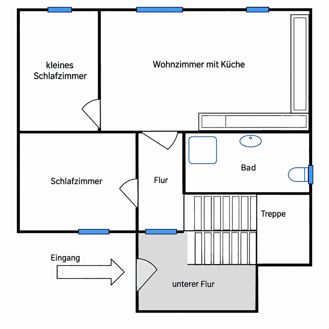 Grundriss OG-Wohnung