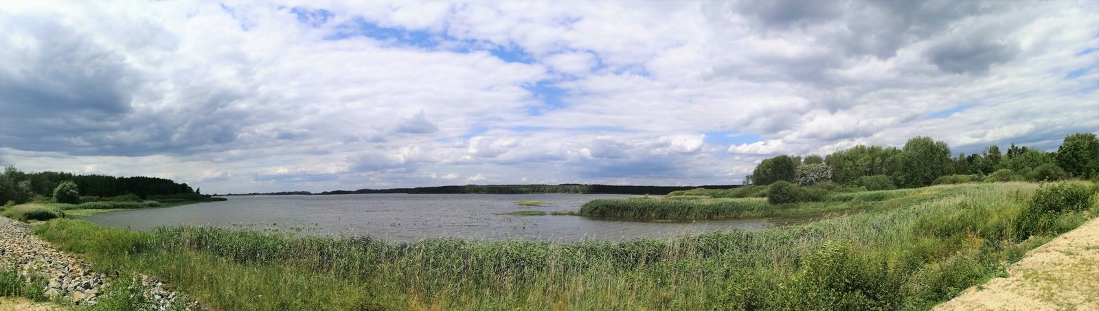 Panorama der Oberlausitz bei Niesky – Seenlandschaft